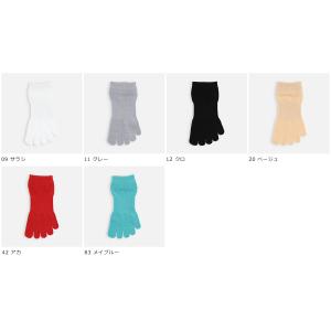 レディース 靴下 靴下屋 WEB限定 五本指冷...の詳細画像1