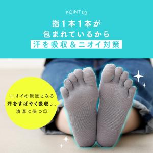 レディース 靴下 靴下屋 WEB限定 五本指冷...の詳細画像5