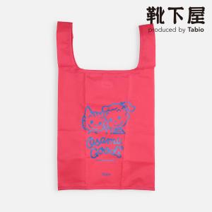 レディース 靴下 靴下屋 WEB限定OSAMU GOODS エコバック ピンク タビオ｜kutsusitaya