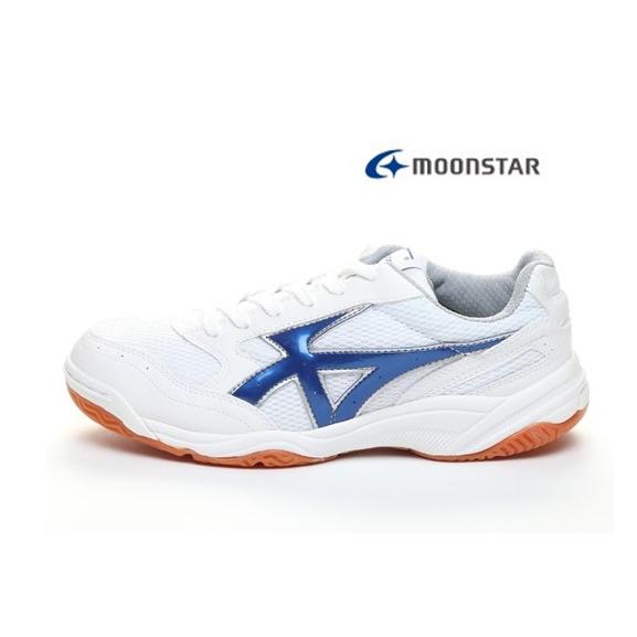 ムーンスター 体育館シューズ ジムスターS400 紺 MoonStar ネービー 室内 運動 滑りに...