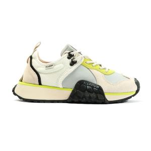 PALLADIUM [パラディウム] TROOP RUNNER トゥループランナー 77330-198 CREAM WHITE/BLACK｜kutu-matuya