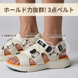 moz スポーツサンダル メンズ 3点ベルト ...の詳細画像4