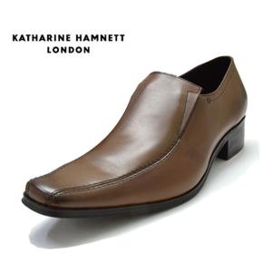 【未使用品】KATHARINE HAMNETT ブラウン シューズ　革靴 KATHARINE HAMNETT LONDON キャサリンハムネット 本革 ビジネス