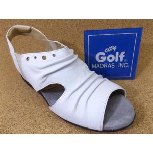 City Golf シティゴルフ　GFL20022 アイボリー│ レディース サンダル 22.0cm-25.0cm｜kutuya