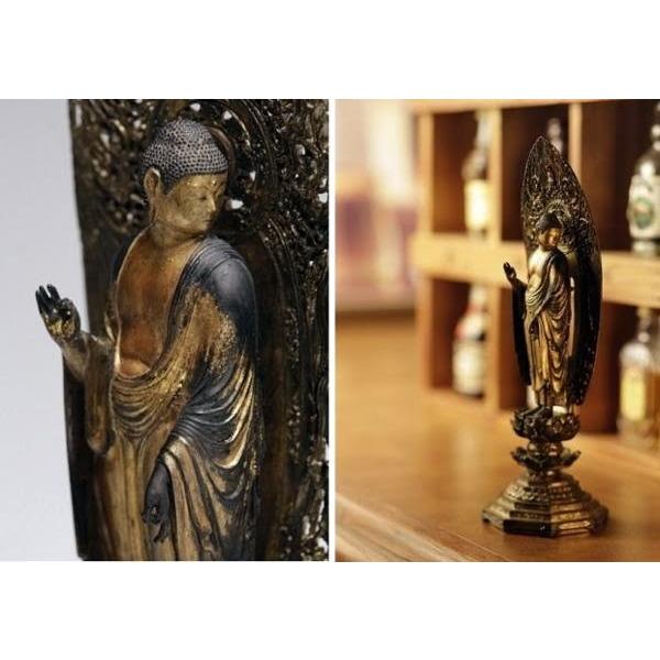 仏像『イＳム TanaCOCORO[掌] みかえり阿弥陀』