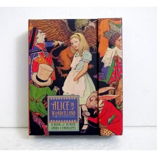 『Alice in Wonderland Note Card Book』 不思議の国のアリス ノート...