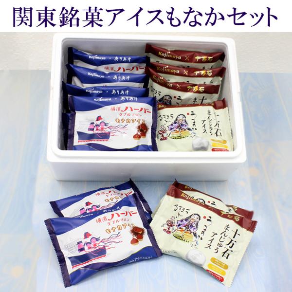 御挨拶 冬 ギフト 関東銘菓SET もなか ご当地 人気 コラボ 冷凍 スイーツ プレゼント ハーバ...