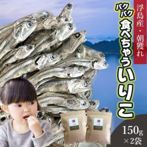 煮干し いりこ 150g 2袋セット   ダイエット 高たんぱく 低カロリー カルシウム ミネラル