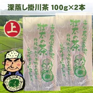 お茶 新茶 2024 100ｇ×2本  深蒸し掛川茶｜桑原園の壮太の茶