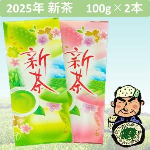 100ｇ×２本　2022 新茶　緑茶　日本茶　静岡県　深蒸し掛川茶　