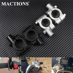 2x motorcycle ハンドルバー ミラー アダプター マウント ホルダー