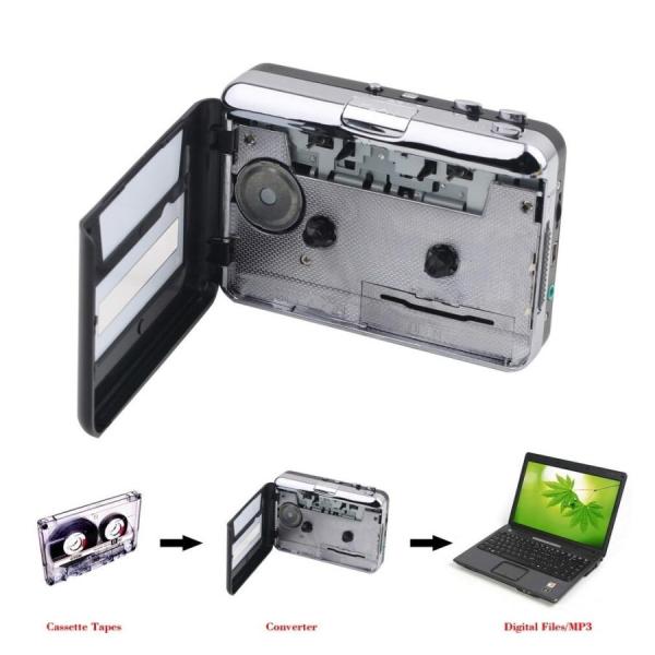 カセットプレーヤー USB カセット　 MP3 コンバータキャプチャーオーディオ音楽プレーヤー変換テ...