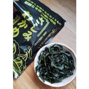 塩蔵わかめ 500g 三陸産 ワカメ 湯通し 肉厚 外洋 丸繁 無添加