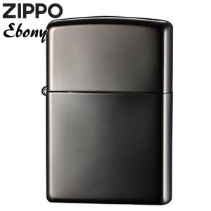 ZIPPO ジッポー 24756 Ebony エボニー ダークブラック PVD加工 漆黒 無地 ZIPPOライター ジッポライター 人気 名入れ対応