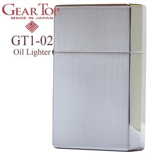 GEAR TOP ギアトップ GT1-02 ニッケルサテン オイルライター｜喫煙具屋 Zippo Smokingtool Shop
