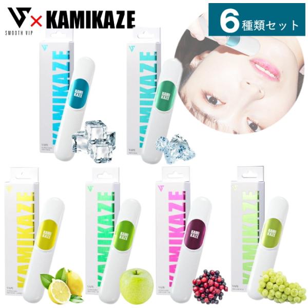 6本セット SV-KAMIKAZE カミカゼ 6種類セット販売 電子タバコ スムースビップ 使いきり...