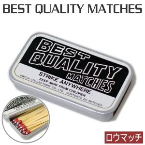 ロウマッチ ベスト缶マッチ 男前燐寸（約20本入）｜喫煙具屋 Zippo Smokingtool Shop