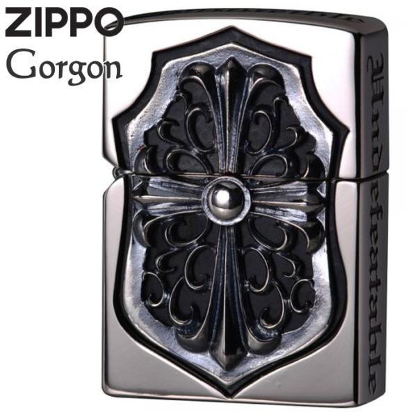 ZIPPO ジッポー フルメタルジャケット ゴルゴン 2FMJ-CRS320 銀イブシ ごついジッポ...