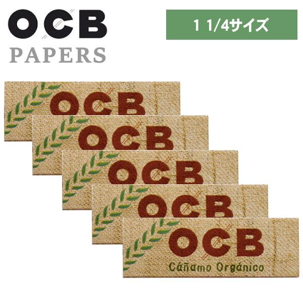 手巻きタバコ ペーパー OCB オーガニック 1 1/4サイズ 50枚入×5個 785 手巻きペーパ...