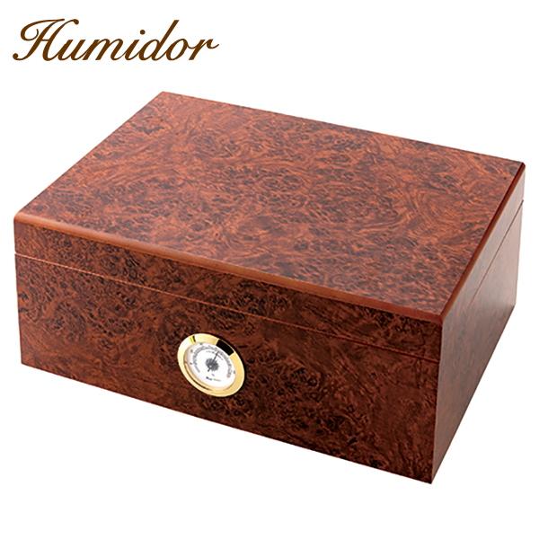 N＆K ヒュミドールL コロナサイズ120本用 室内用 葉巻の保管庫 シガーボックス 柘製作所 81...