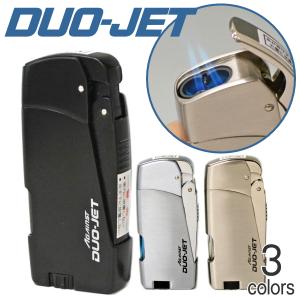 ツインライト DUO-JET デュオジェット 全3色 バーナーライター ガス注入式 ターボライター 単品販売