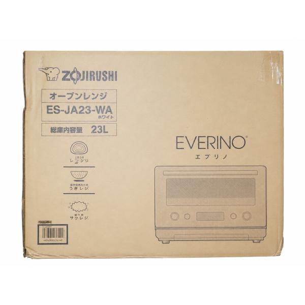 象印 EVERINO ES-JA23-WA オーブンレンジ 23L ホワイト