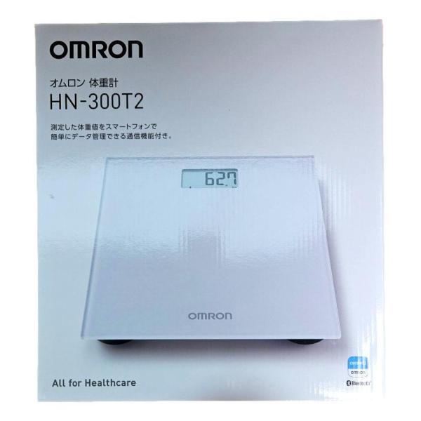 オムロン OMRON 体重計 ホワイト HN-300T2-JW
