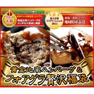 ギフト 肉 ハンバーグ 4個 フォアグラ4枚 | 肉 和牛 ギフト 冷凍 ステーキ お取り寄せ
