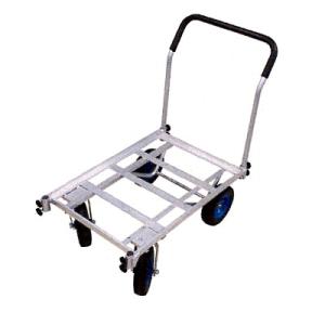 アルミ製 ハウスカー コンテナ2個積み 2輪固定 2輪自在 ノーパンクタイヤ