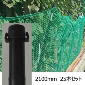 防獣パイプ スチール 支柱 Φ19mm 1800mm 30本セット[防獣ネット 防獣柵