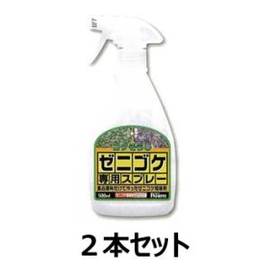 ゼニゴケ専用スプレー 500ml 2本セット 苔 除草剤 掃除｜kwn