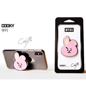 ジョングク グク クキ cooky bt21 公式グッズ bts 防弾少年団 バンタン スマホ グリップ スタンドホルダー 韓流 グッズ kpop