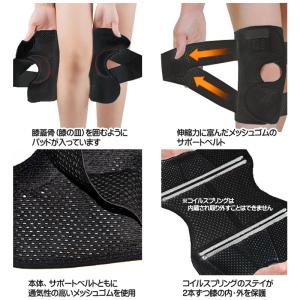 膝サポーター 大きいサイズ 薄手 3L 4L ...の詳細画像5