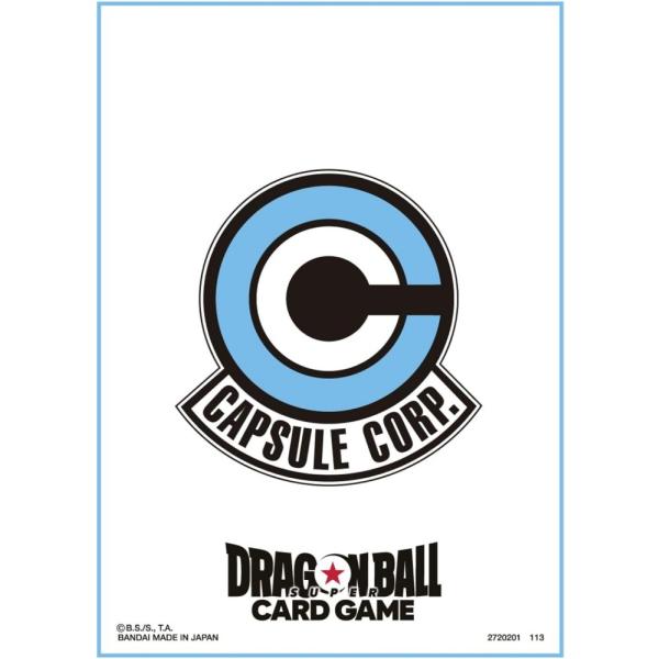 ドラゴンボールスーパーカードゲーム オフィシャルカードスリーブ カプセルコーポレーション 64枚入り