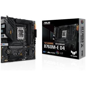 ASUS TUF GAMING B760M-E D4 intel 第14・13・12世代 CPU対応 LGA1700 B760 搭載 DDR4 mATX マザーボード※商品説明欄を必ずご確認ください