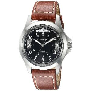 ハミルトン　キングオートマチック　2011年モデル　ブラックメンズ腕時計　H64455533 　Hamilton社　カーキ並行輸入