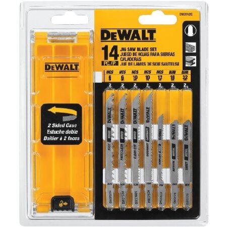 DEWALT Jigsaw Blades Set with Case, T-Shank, 14-Pi...