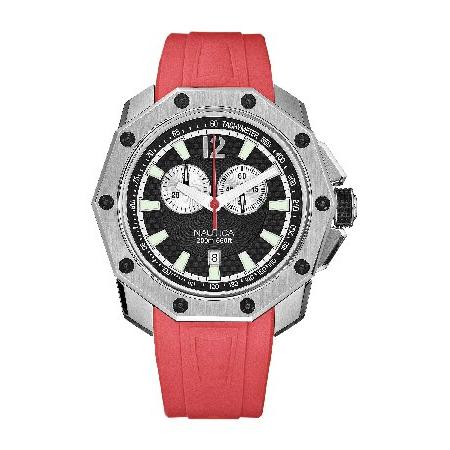 Nautica Men&apos;s N24517G NVL100 Red Resin Watch