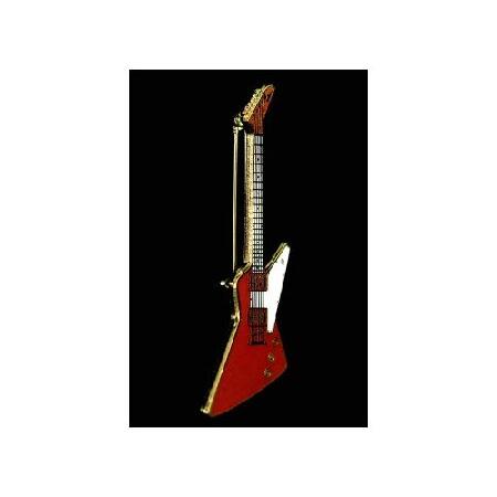 ギブソン エクスプローラー ギター ピンブローチタイプ 赤 PIN Gibson Explorer ...