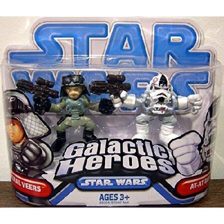 Star Wars 2009 Galactic Heroes 2-Pack AT-AT Driver...