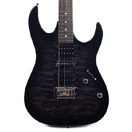 Ibanez アイバニーズ GRX70QA エレキギター Transparent Black Sun...