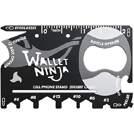 Wallet Ninja Multitool Card - 18 in 1 Credit Card ...