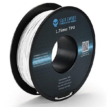 SainSmart 3Dプリンター TPUフィラメント 白 95A 1.75mm径 寸法精度+/-0...