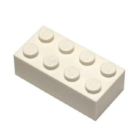 レゴ LEGO パーツとピース2×4ブリック b. 200 Pieces ホワイト 43223-68...