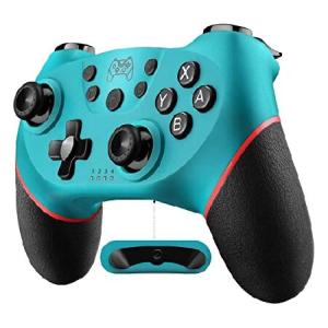 Diswoe Controller for Switch, Wireless Pro Controller for Switch/Switch Lite/Switch OLED, Remote Gamepad with Joystick, Adjustable Turbo Vibration wit｜kyaju