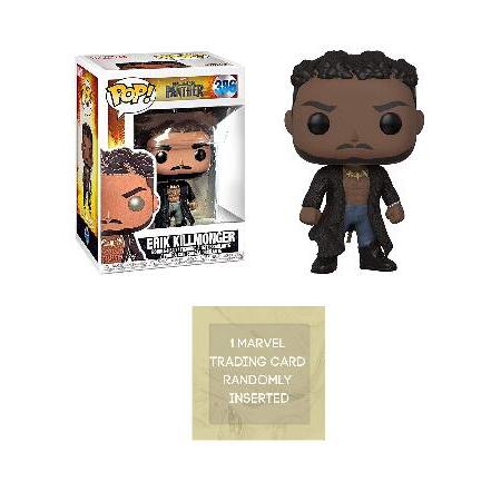 Funko Erik Killmonger スカー付き ブラックパンサー x POP! Marvel...