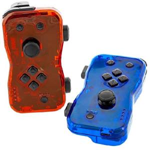 Nyko Dualies Controller Set for Nintendo Switch - Red/Blue: Comfortable, Responsive, and Precise Wireless Gaming with Motion Control, USB C Charge Cab｜kyaju