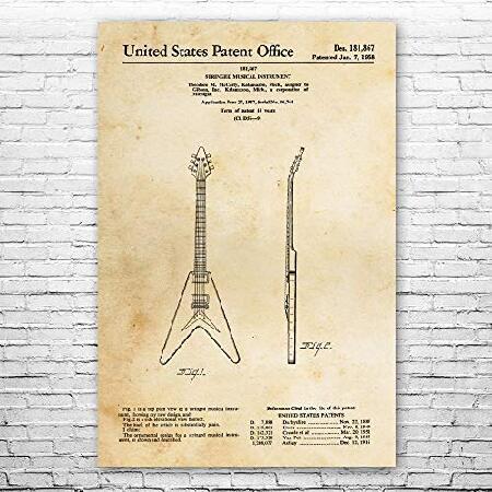 Electric Guitar Poster Print, Guitar Player Gift, ...