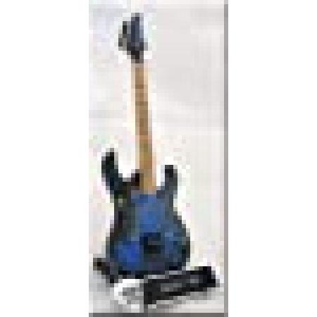 STEVE VAI ギターピック付きミニチュアギター Ibanez Blue Floral
