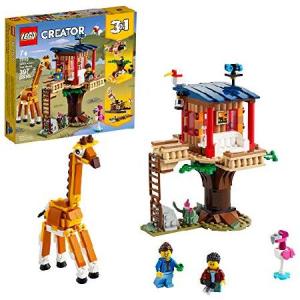 LEGO Creator 3in1 Safari Wildlife Tree House 31116 Building Kit Featuring a House Toy, Biplane Toy and Catamaran Toy; Best Building Sets for Kids Who